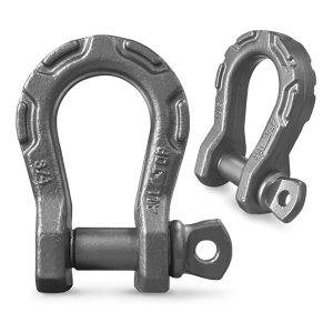 ALL-TOP D Ring Shackle (2 Pack) 3/4" Fully Forged with 7/8 Pin, 79500Lbs Break Strength & 9Ton Work Load, Impact Resistant by Extreme E-Coat